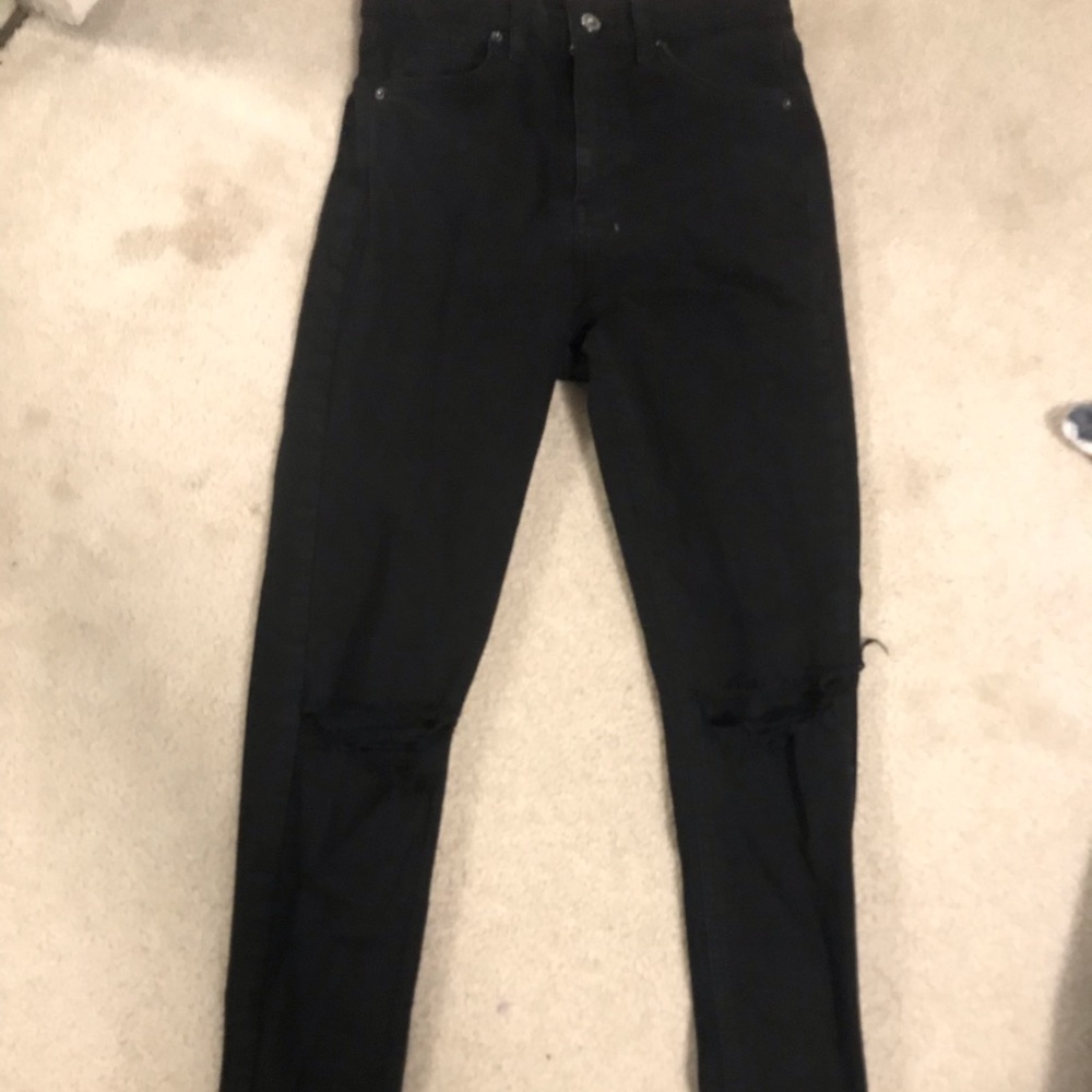 top shop ripped skinny jeans